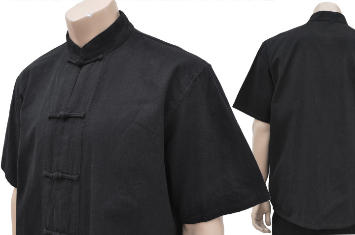 Vestido Tradicional «Tangzhuang» Mangas Curto, Algodão