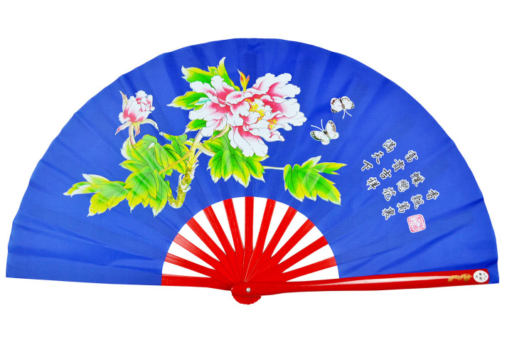 Ventilador Tai Chi (Tai Ji Shan) Peónia