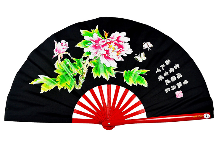 Ventilador Tai Chi (Tai Ji Shan) Peónia