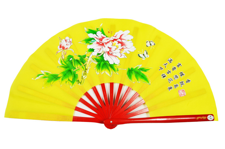Ventilador Tai Chi (Tai Ji Shan) Peónia