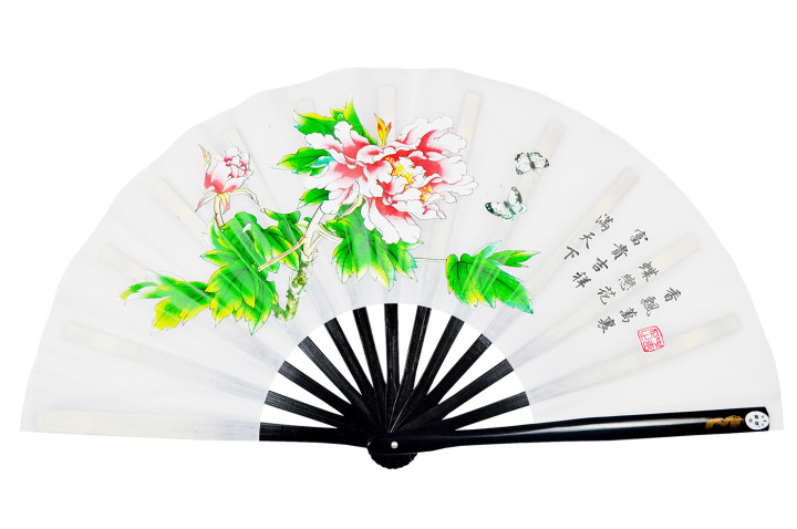 Ventilador Tai Chi (Tai Ji Shan) Peónia