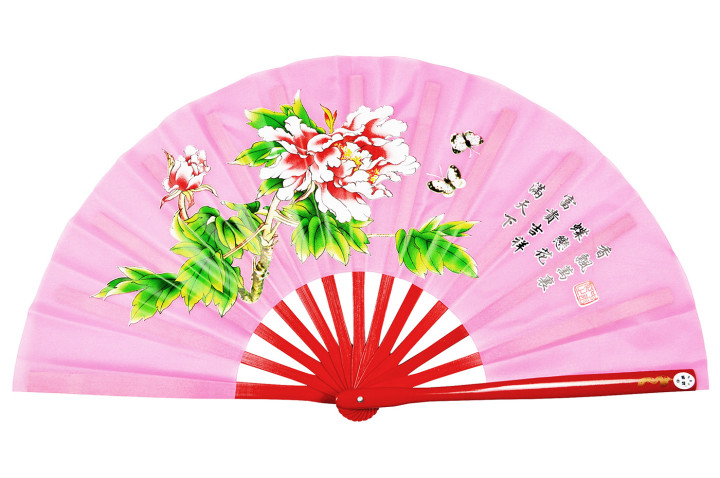 Ventilador Tai Chi (Tai Ji Shan) Peónia