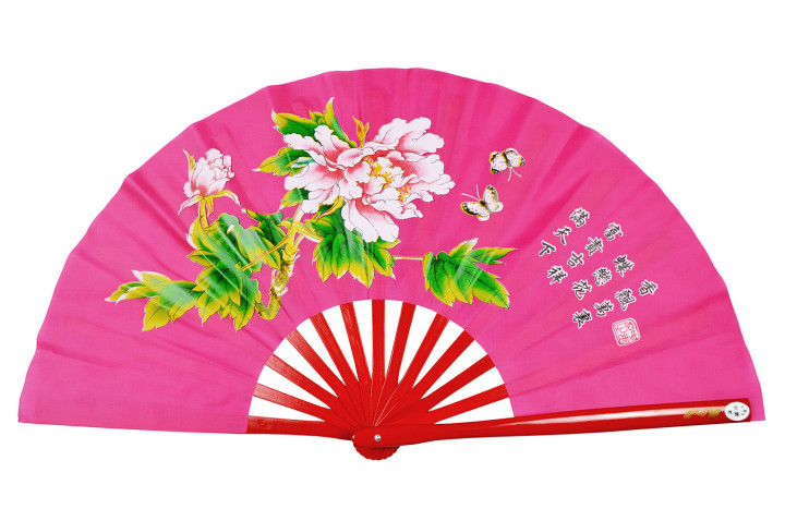 Ventilador Tai Chi (Tai Ji Shan) Peónia
