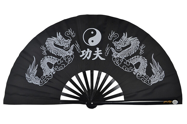 Tai Chi Fan (Tai Ji Shan) Double Dragon – Custom Made