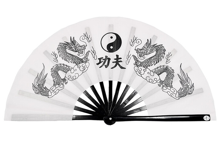 Tai Chi Fan (Tai Ji Shan) Double Dragon – Custom Made
