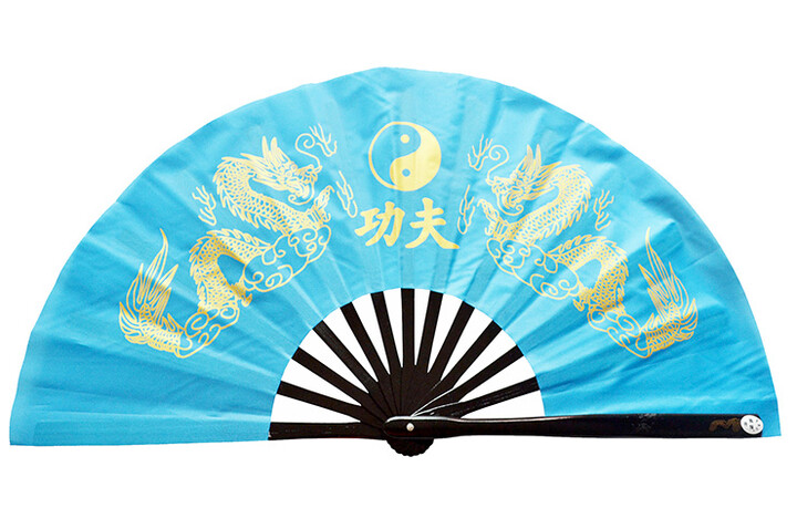 Tai Chi Fan (Tai Ji Shan) Double Dragon – Custom Made