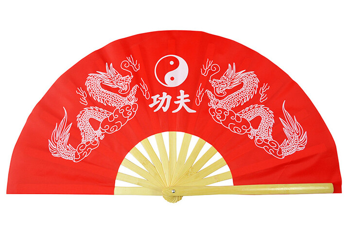 Tai Chi Fan (Tai Ji Shan) Double Dragon – Custom Made
