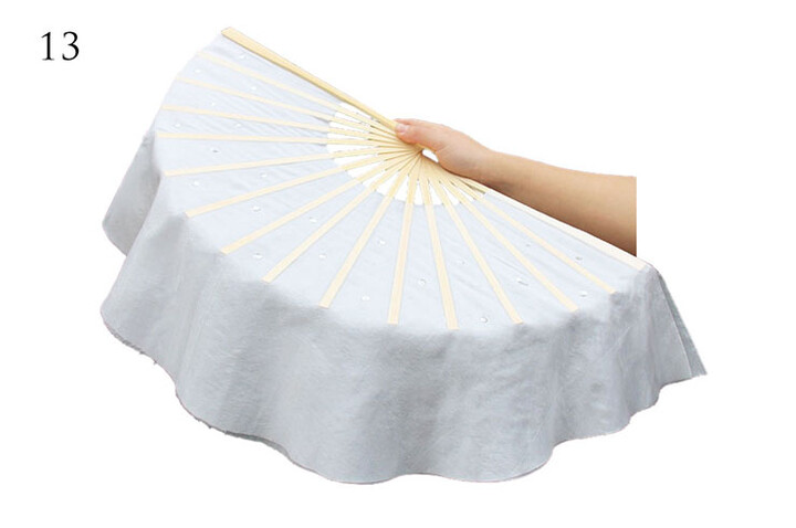Leque de Tai Chi (Tai Ji Shan), Estilo Mulan, Cores em Degradê