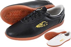 Longquan Taiji Shoes, Leather