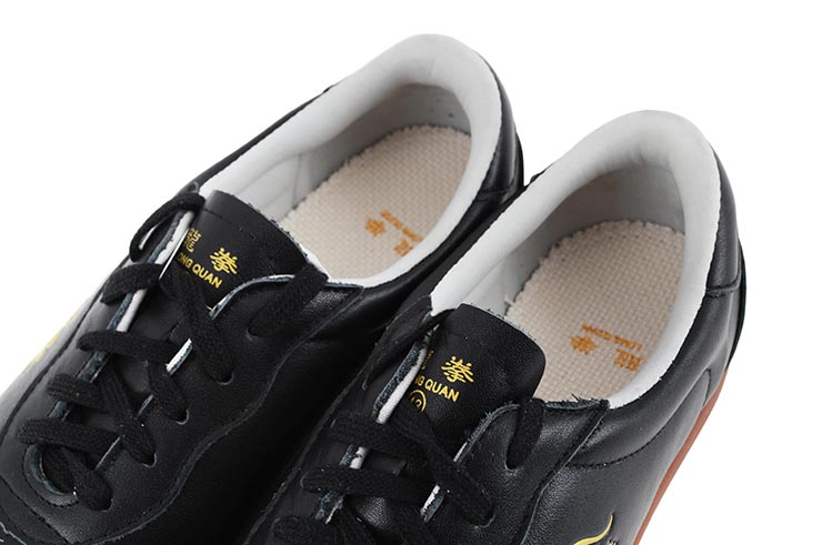 Longquan Taiji Shoes, Leather