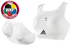 Woman Chest Protector - WKF 666.14D, Adidas