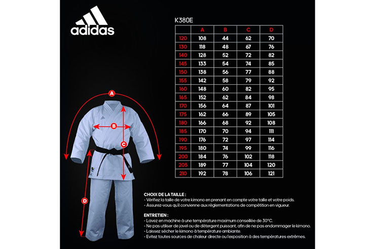 Karate Kimono, WKF - Elite K380, Adidas