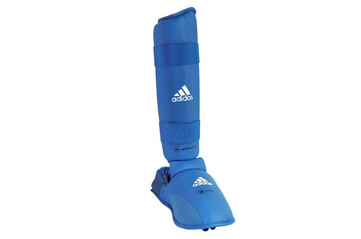 Espinilleras y Protector Pies WKF, Amovible - 661.35D, Adidas