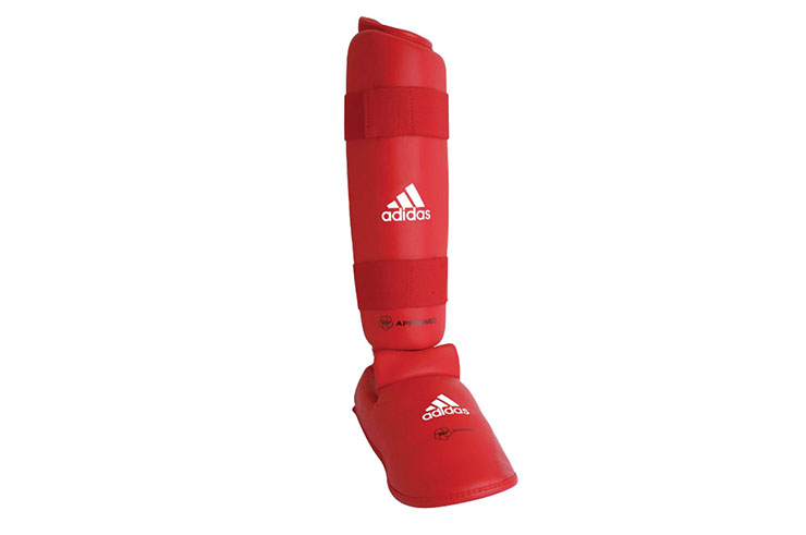 Espinilleras y Protector Pies WKF, Amovible - 661.35, Adidas