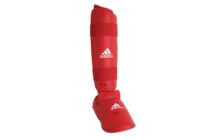 Espinilleras y Protector Pies WKF, Amovible - 661.35D, Adidas