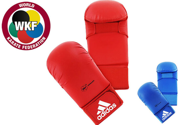 Luvas Karaté WKF, Sem polegar - 661.22, Adidas