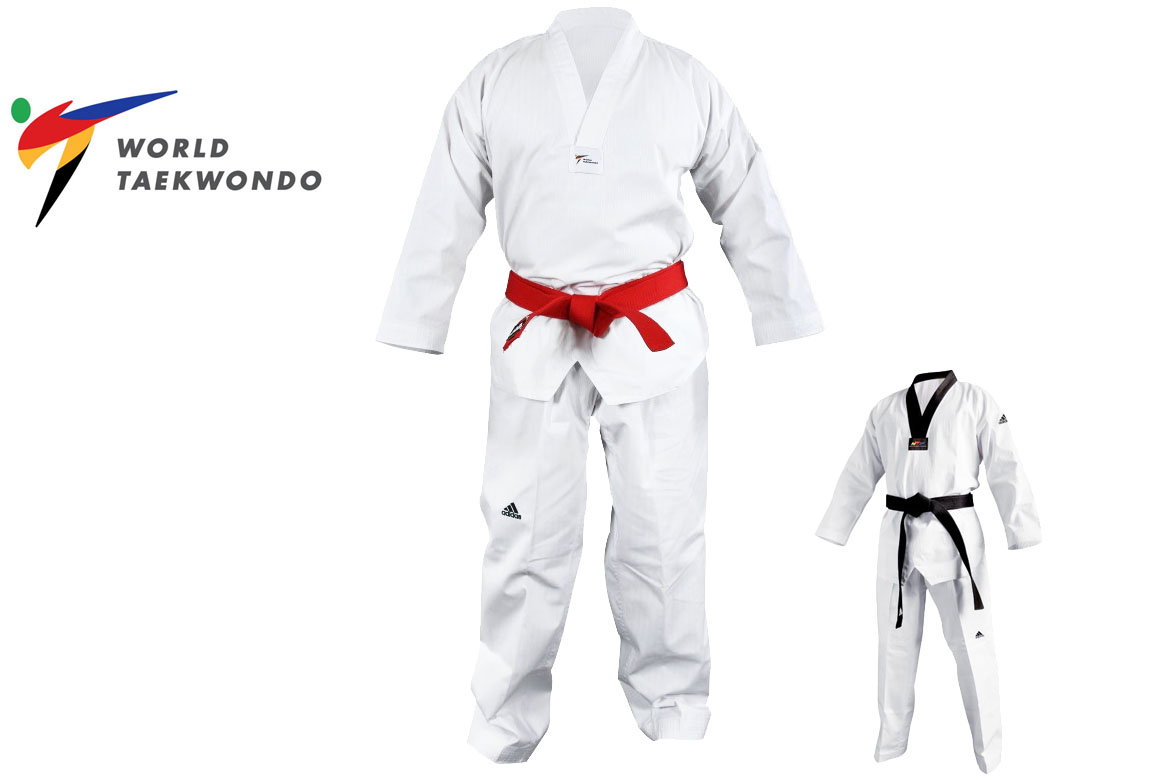 Dobok Taekwondo WTF, Champion II ADITCH02, Adidas -