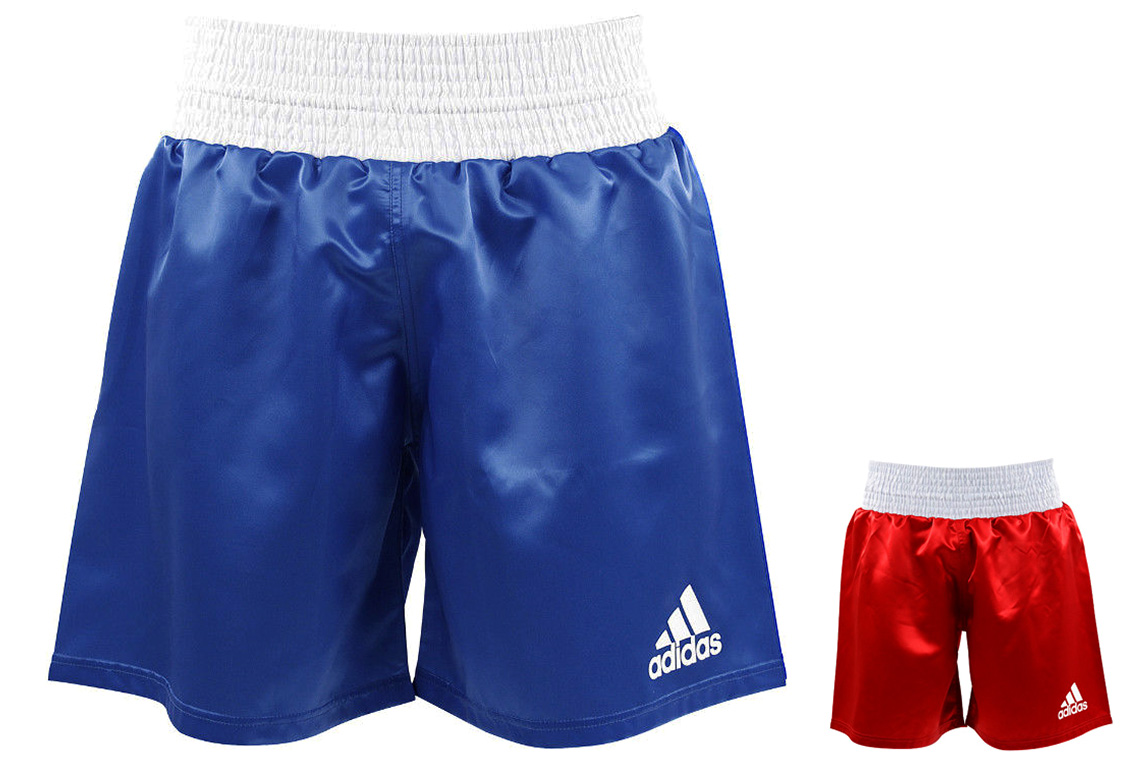 white adidas boxing shorts