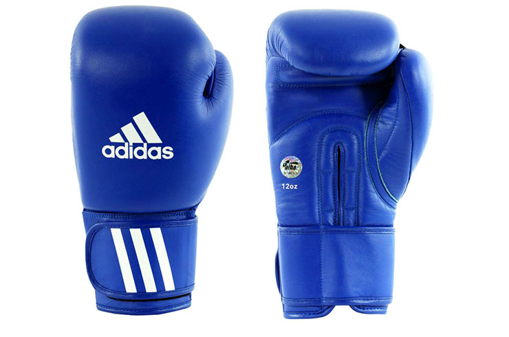 Leather Boxing Gloves - AIBAG1, Adidas