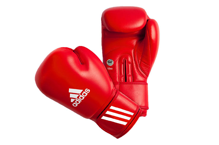 Leather Boxing Gloves - AIBAG1, Adidas