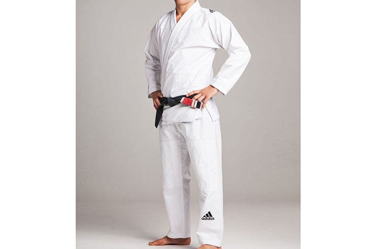 Kimono de Jujitsu Brésilien, Blanc - Challenge JJ350, Adidas