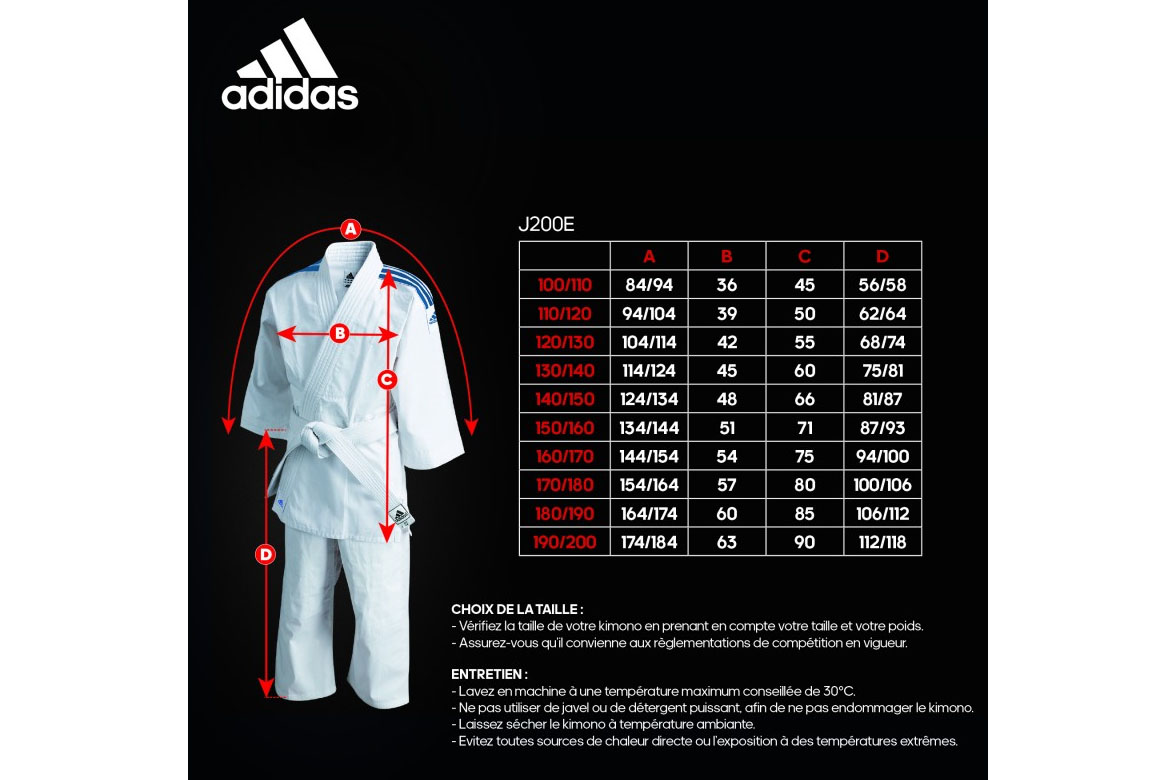 Judo Kimono, Evolutif - J200E, Adidas - DragonSports.eu