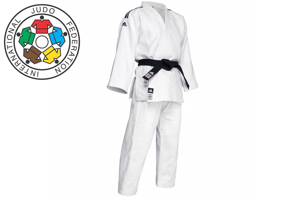 Kimono Judo, Champion II - Blanco Adidas -