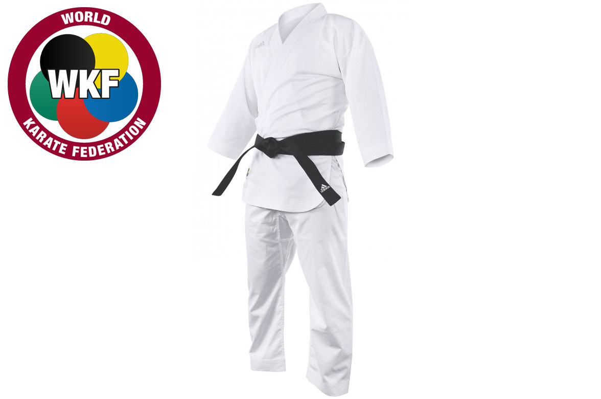 Fuera de plazo Hacer un muñeco de nieve Petición Kimono de Karate WKF - Adizero K0, Adidas - DragonSports.eu