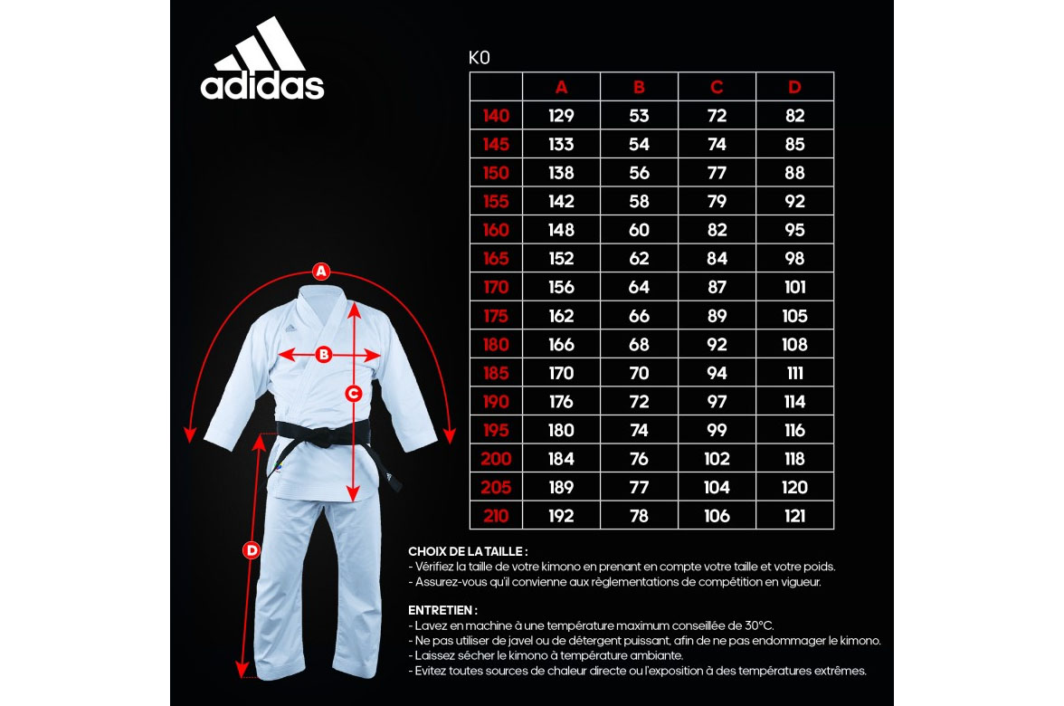 kimono adidas karate wkf