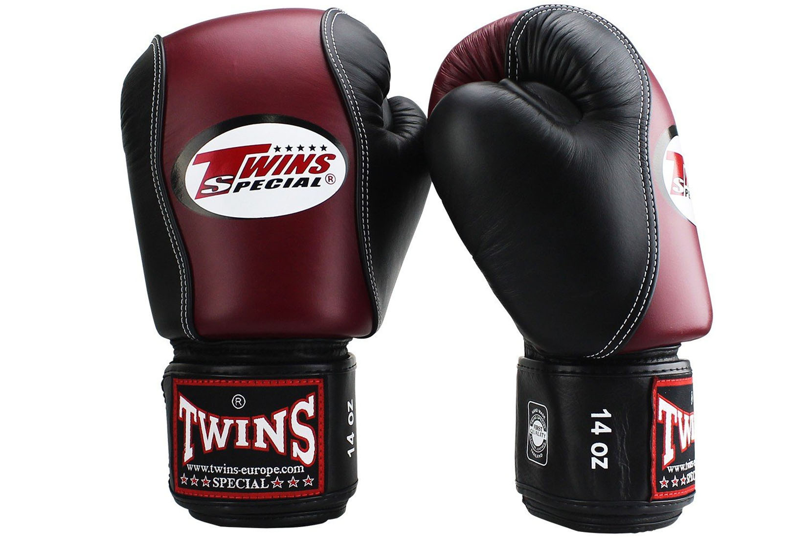 Boxing Twins Boxing Gloves MMA FREE P&P Maroon Muay Thai 