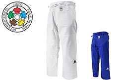 Pantalon de judo IJF - JT275, Adidas