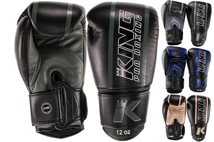 Gants de Boxe Cuir - Elite, King Pro Boxing