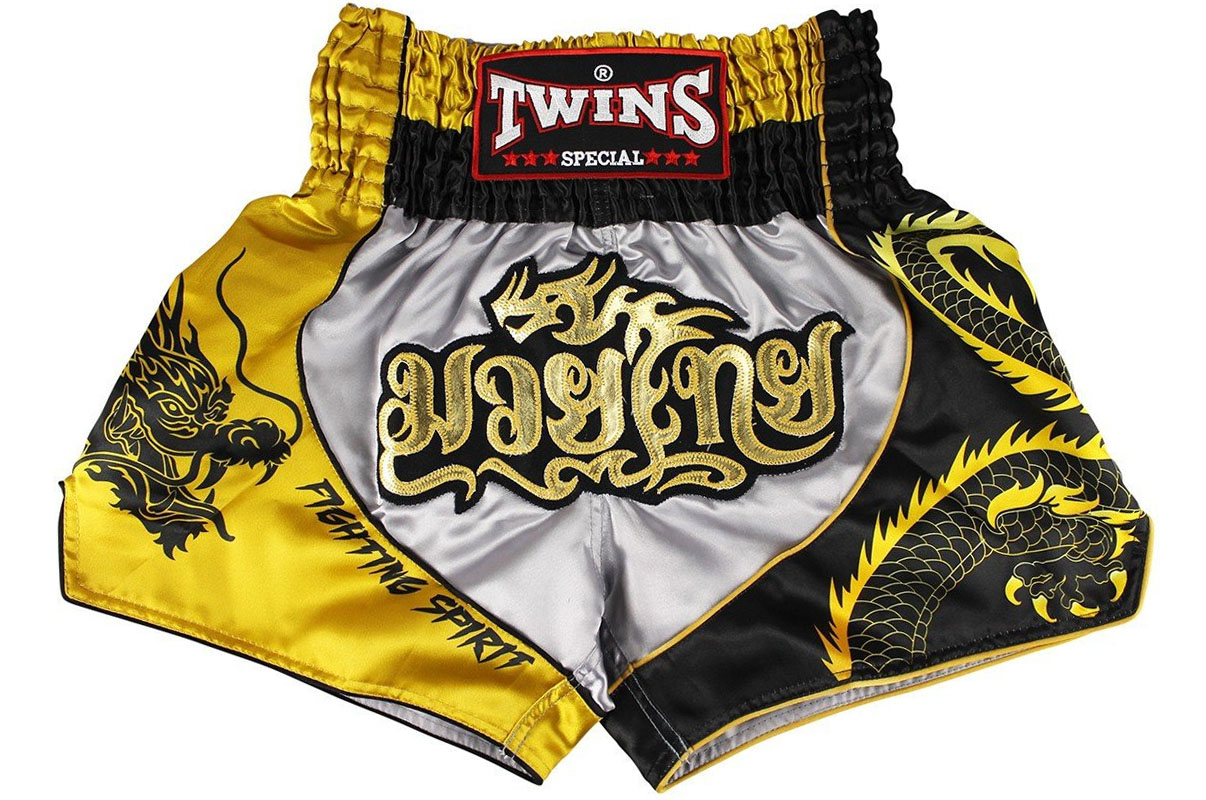Muay Thai Boxing Shorts - TTBL 74 Fancy, Twins - DragonSports.eu