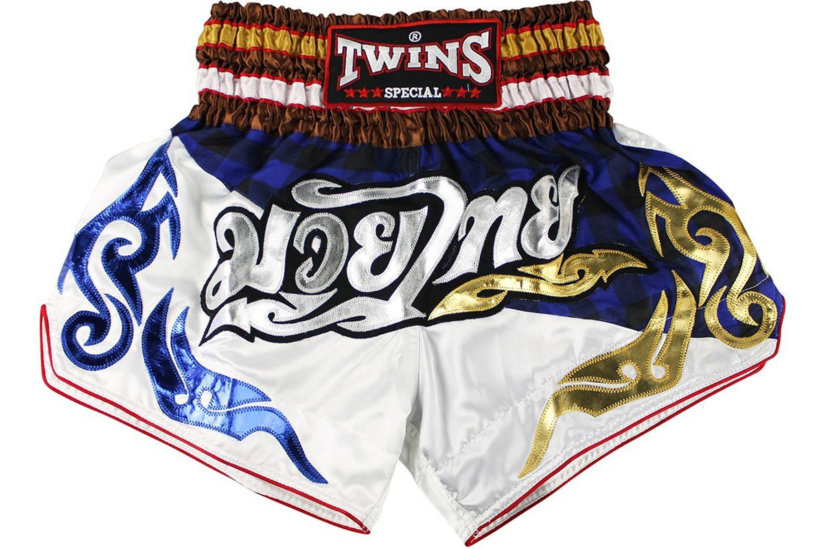 Short boxe Thaïlandaise Muay Thai THAISMAI satin vert toutes tailles