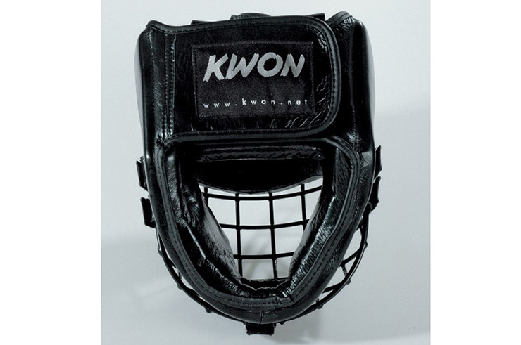 Casque Grillagé fer Noir, Kwon