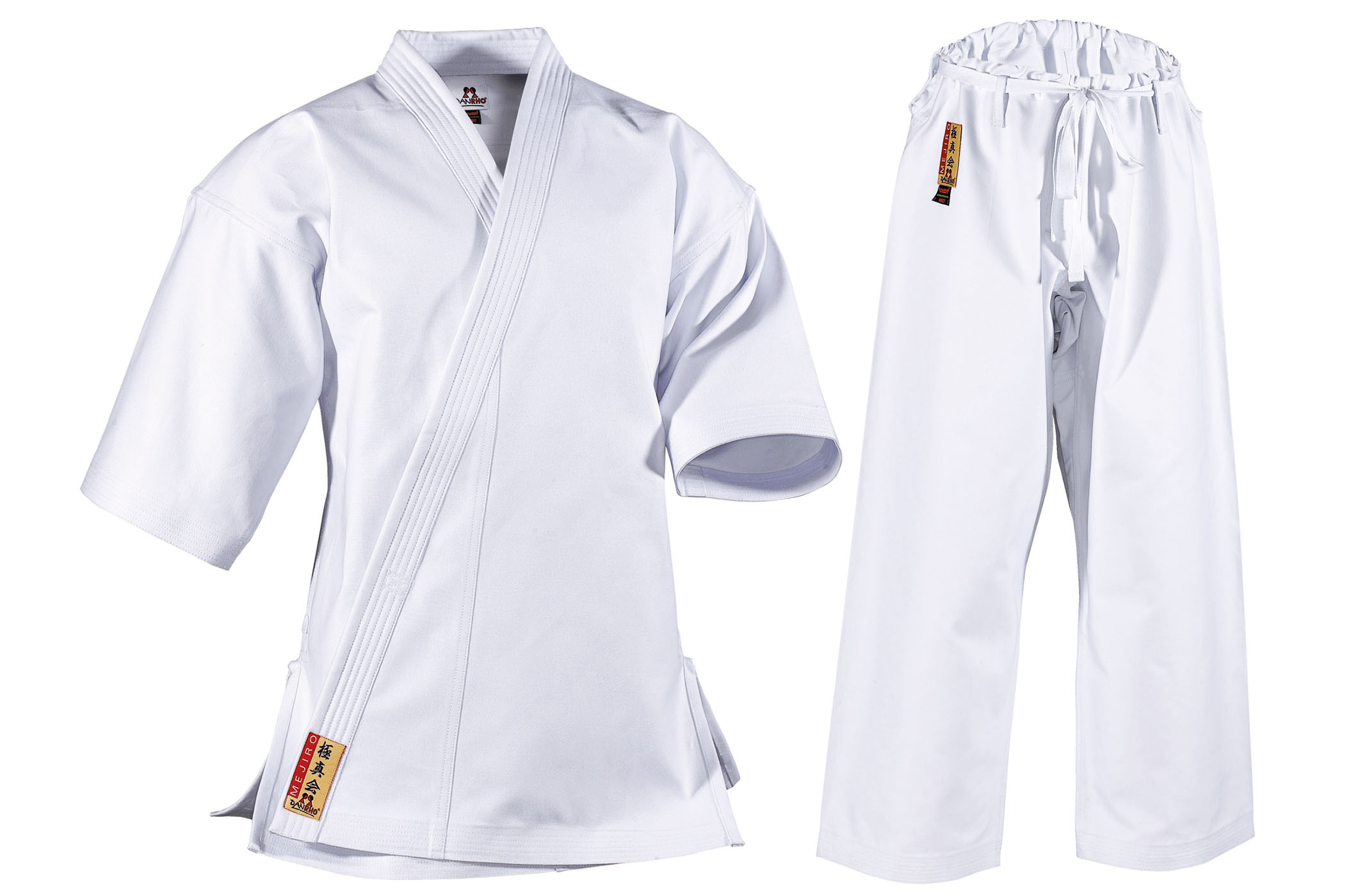 Professional Gi Good for MMA Martial Arts Fight Lightweight Kimono WKF 110-190 cm White Cotton Fabric for Kids Men and Women Come with White Belt Starpro Karate Suit Uniform Kit