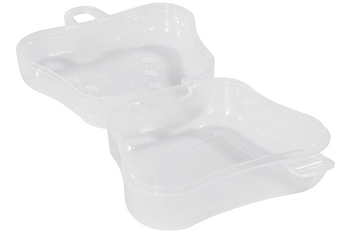 Caja de almacenamiento para protector bucal