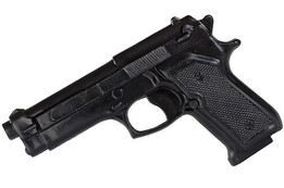 Pistola de borracha realista, para treino