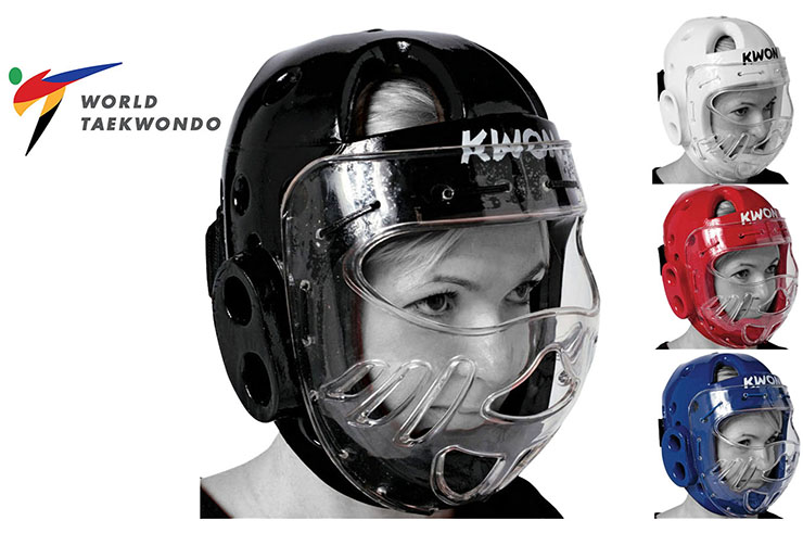 Casque MMA & full-contact, agréé WTF - Avec Visière, Kwon