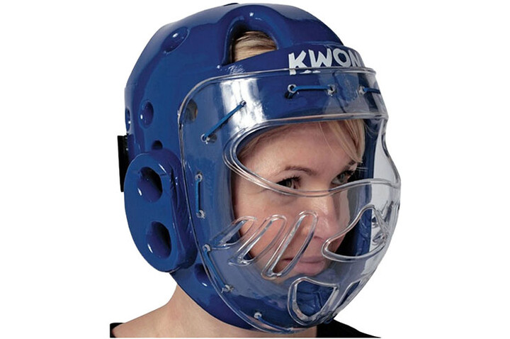 Capacete MMA & full-contact, aprovado pela WTF - Com viseira, Kwon
