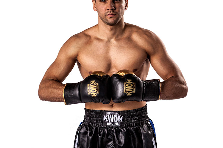 Gants de Boxe Pro - Cuir & Lacets, Kwon