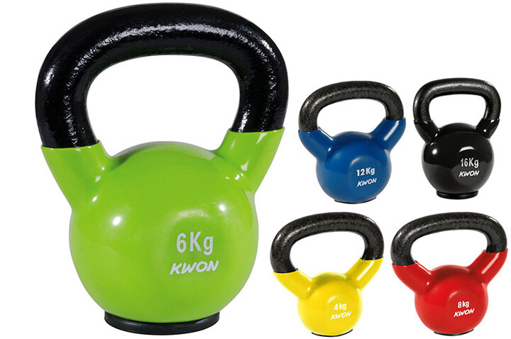 Kettlebell 4 a 16 kg, Kwon
