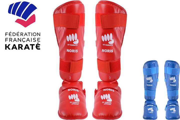 Step & Shinguards - FFK Approuved, Noris