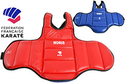 Protective Reversible Karate Vest - WKF, Noris