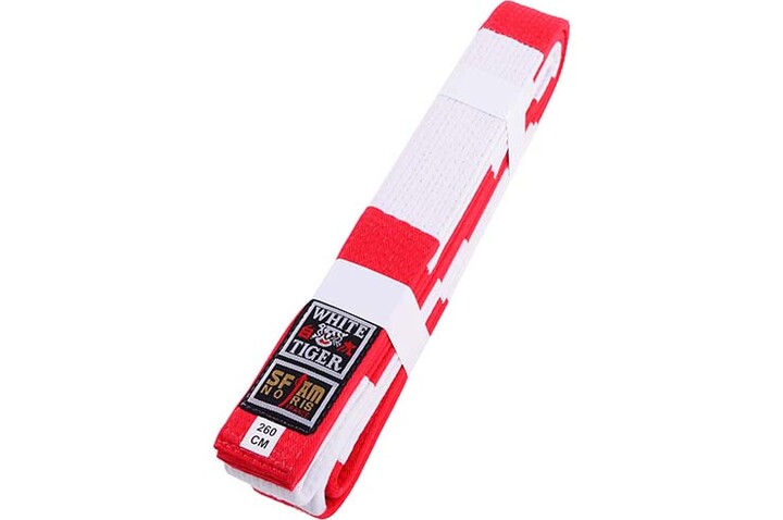 Cinturón de Judo - Kohakuobi, White Tiger