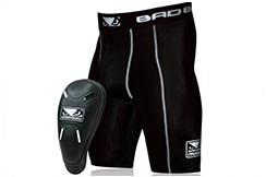 Groin guard & Compression support shorts, Men - Defender 2.0, Bad Boy Legacy
