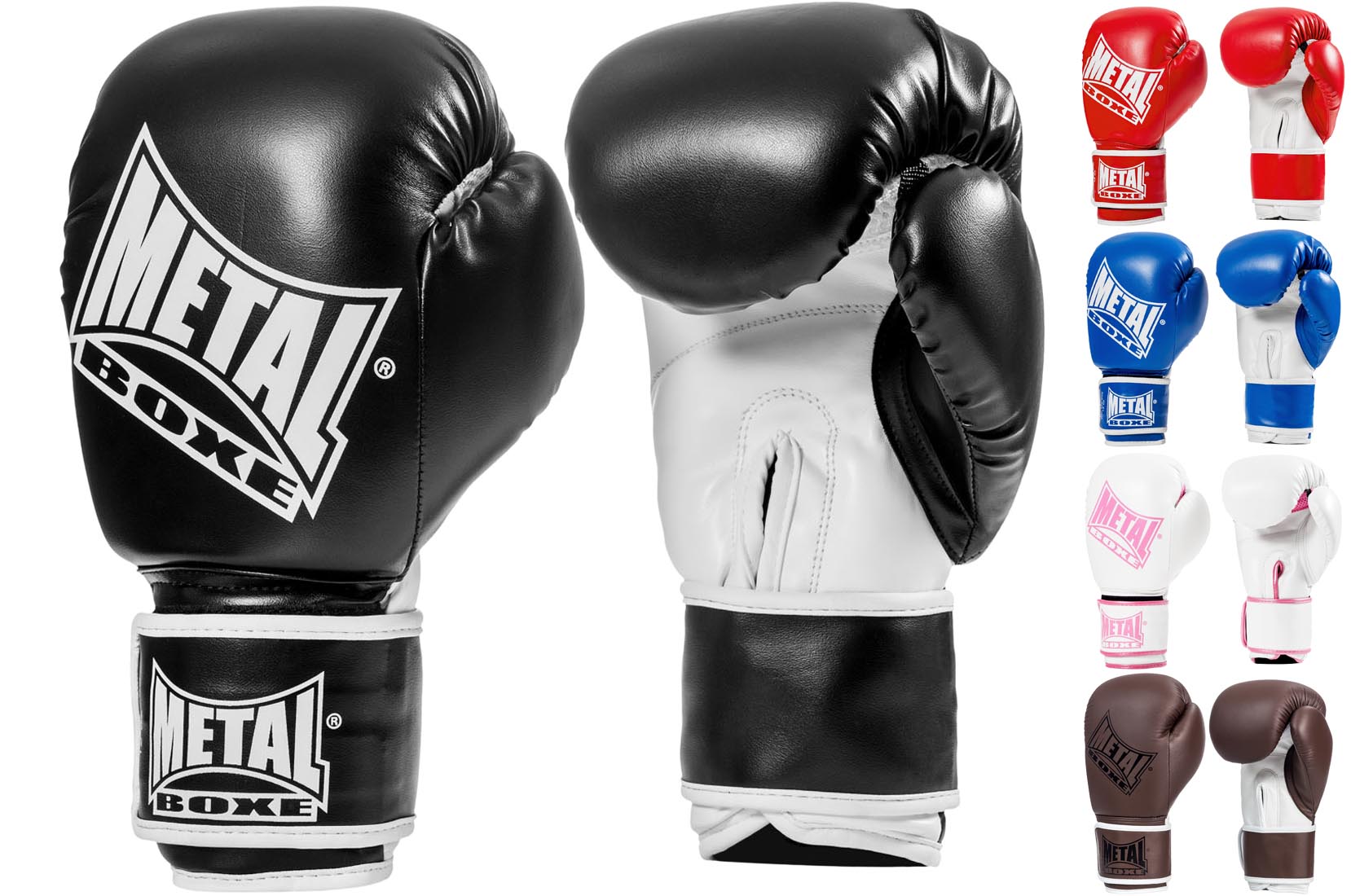 METAL BOXE Metal Boxe MBPRO250 - Guantes interiores de boxeo black