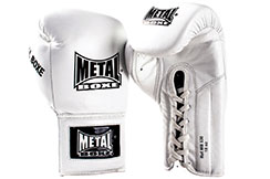 Boxing Gloves, Leather - Lace-Up MB530, Metal Boxe