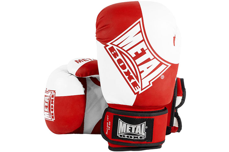 Guantes de boxeo - Competición aficionado - MB101, Metal Boxe