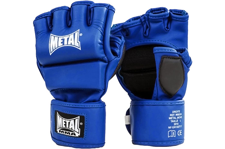 Guantes MMA sin nudillos, competición y entrenamineto - MBGAN534N, Metal Boxe